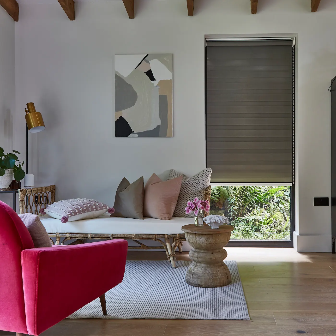 Day and night blind with sheer and solid bands – Quinton Blinds