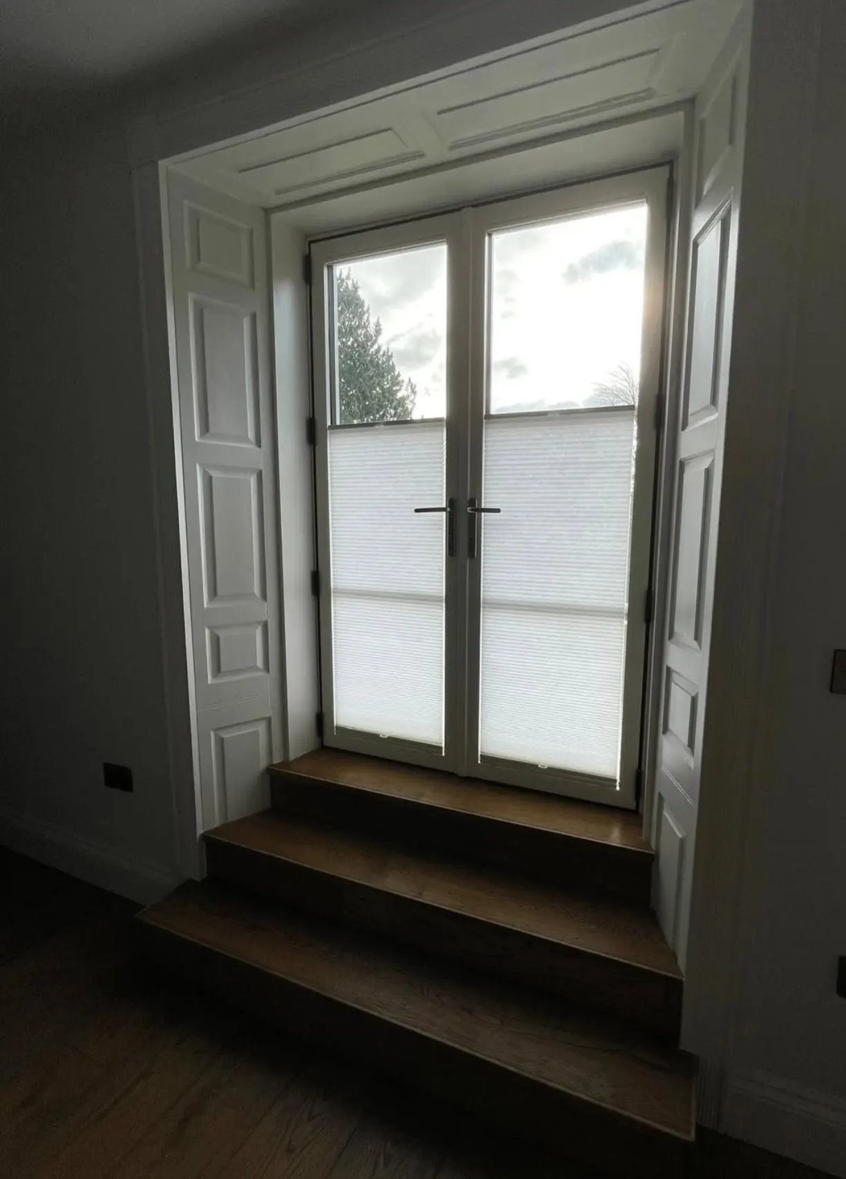 Pleated blind fitted to a window – Quinton Blinds